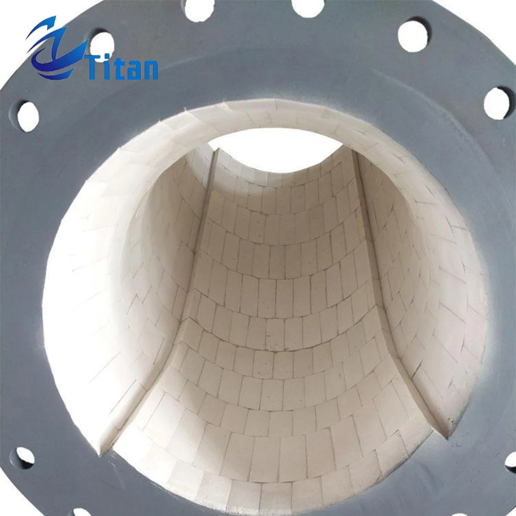 Factory Price Direct Steel Pipe Lined with Wear-Resistant Alumina Ceramic Tiles